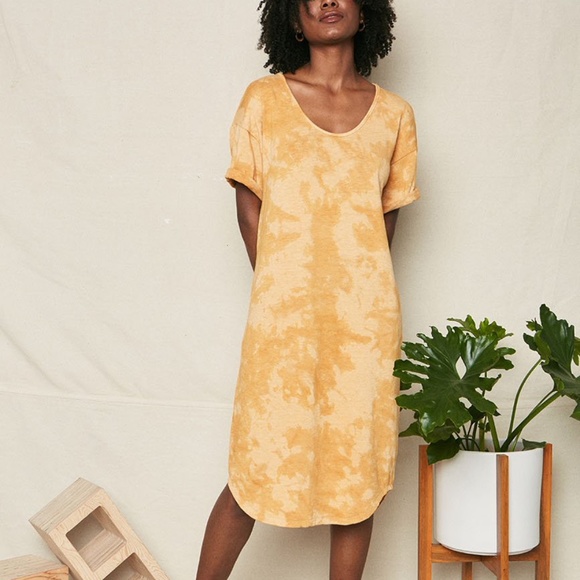 Backbeat Rags Dresses & Skirts - Backbeat Rags Tie Dye Recycled Cotton TShirt Dress